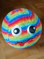 Großer Plüschball mit Gesicht aufblasbar 60cm Regenbogen Thüringen - Weimar Vorschau