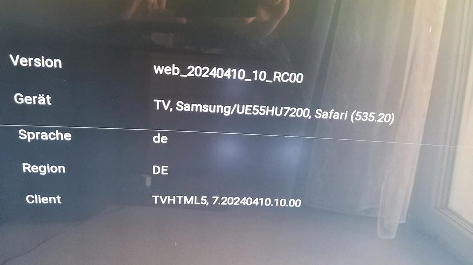 Smart UHD TV curved Samsung UE55HU7200S in Düsseldorf