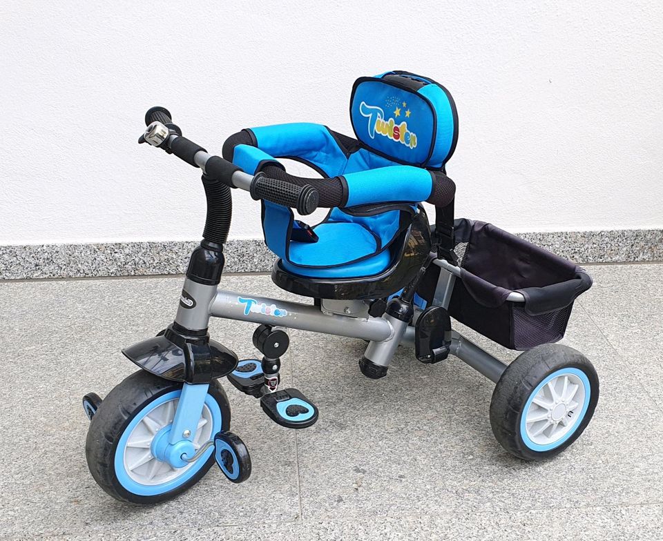 Tricycle Chipolino 3 in 1 Dreirad mit dach Twister in Neunkirchen am Sand