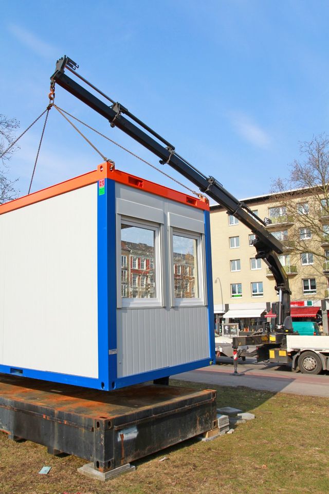 10` Fuß = 3m / 20` Fuß = 6m Bürocontainer Wohncontainer Baucontainer Aufenthaltscontainer WC Container Sanitärcontainer Containeranlagen (FABRIKNEU) - BUNDESWEIT in Dachau