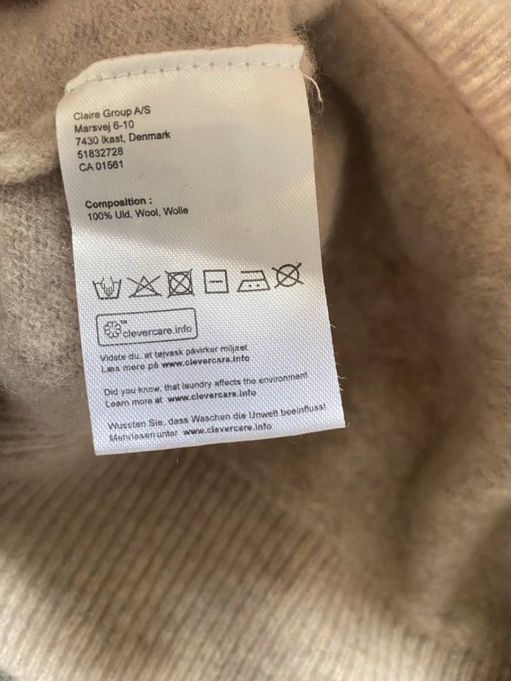 Süßer kurzer Wollpullover Claire 100% Wolle Details 32 34 in Leonberg