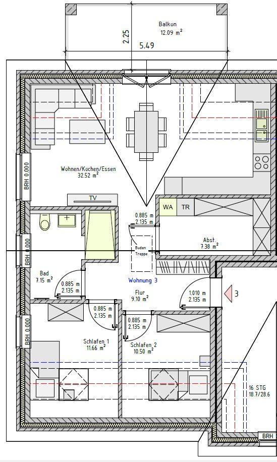 Kapitalanleger oder Eigennutzer aufgepasst! Zentrale DG-Wohnung in Ostrhauderfehn +schlüsselfertig+ in Ostrhauderfehn