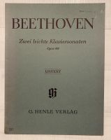 Beethoven Zwei leichte Klaviersonaten Opus 49 Noten Bayern - Lichtenfels Vorschau
