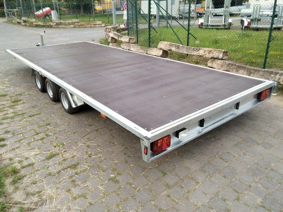 VARIANT Platte Tiefrahmen Hochlader Überlader 6.15x2.45 3500 kg in Halberstadt