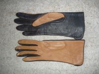 Damen-Leder-Handschuhe, 70er-Jahre, elegant, zweifarbig Hessen - Fulda Vorschau