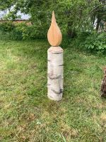 Kerze aus Holz Handarbeit Baden-Württemberg - Mietingen Vorschau