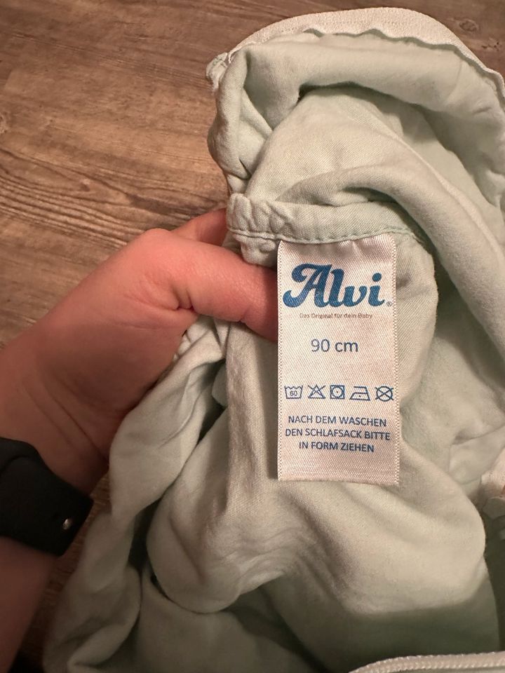 Alvi Schlafsack 90 cm Kugelschlafsack Mint Musselin in Gronau (Westfalen)