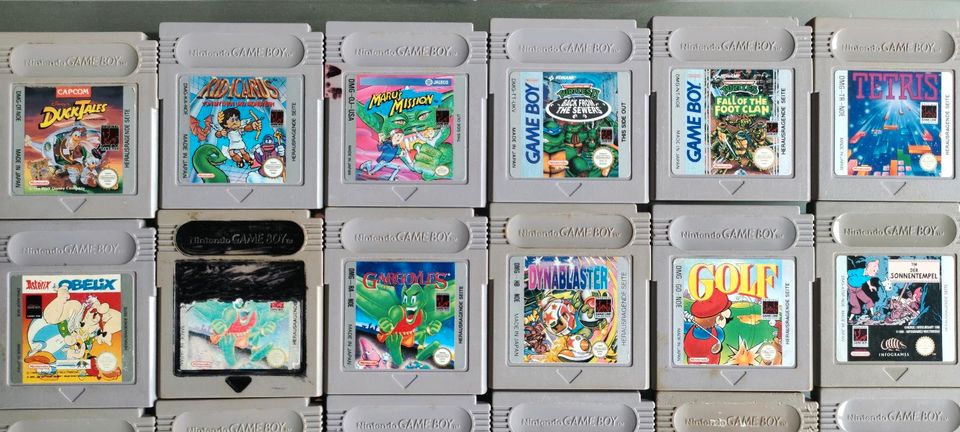 GameBoy Spiele Tetris,Mario,Mega Man,Harvest Moon,Turtles,Donkey in Berlin