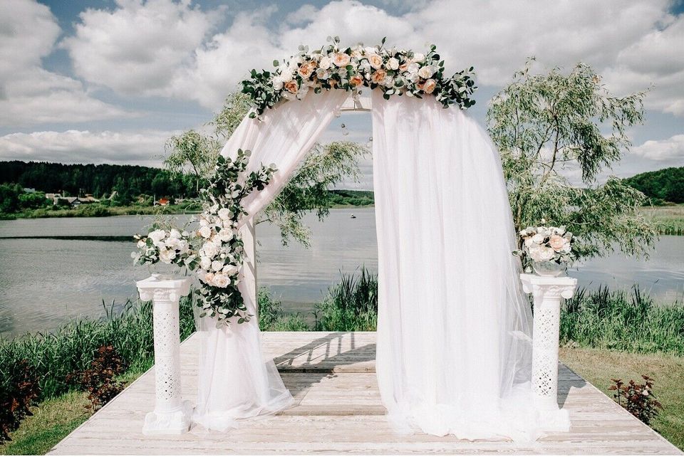 Hochzeitsbogen Traubogen Deko Verleih Hochzeit Hintergrund Foto in Gudensberg