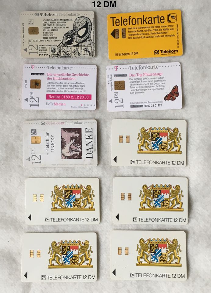 Telefonkarte Deutschland * Italien * Schweiz * Hongkong * Taxcard in Bayreuth