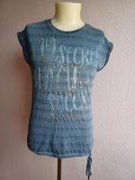 SOCCX Damen blaues Shirt mit Print Größe 36 Bayern - Kaufbeuren Vorschau