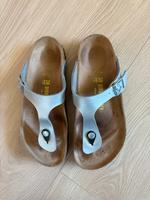 Birkenstock Gizeh Damen Gr.38 silber Nordrhein-Westfalen - Kirchlengern Vorschau