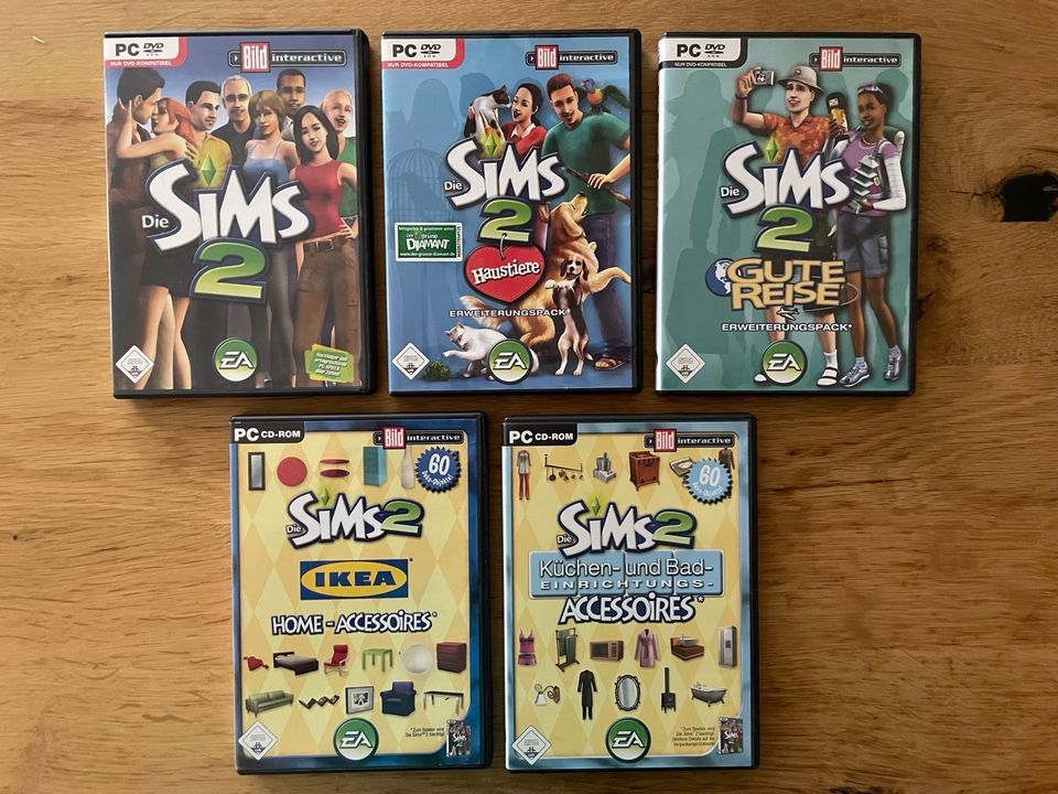 Sims 2, Grundspiel und Erweiterungen in Wurmberg