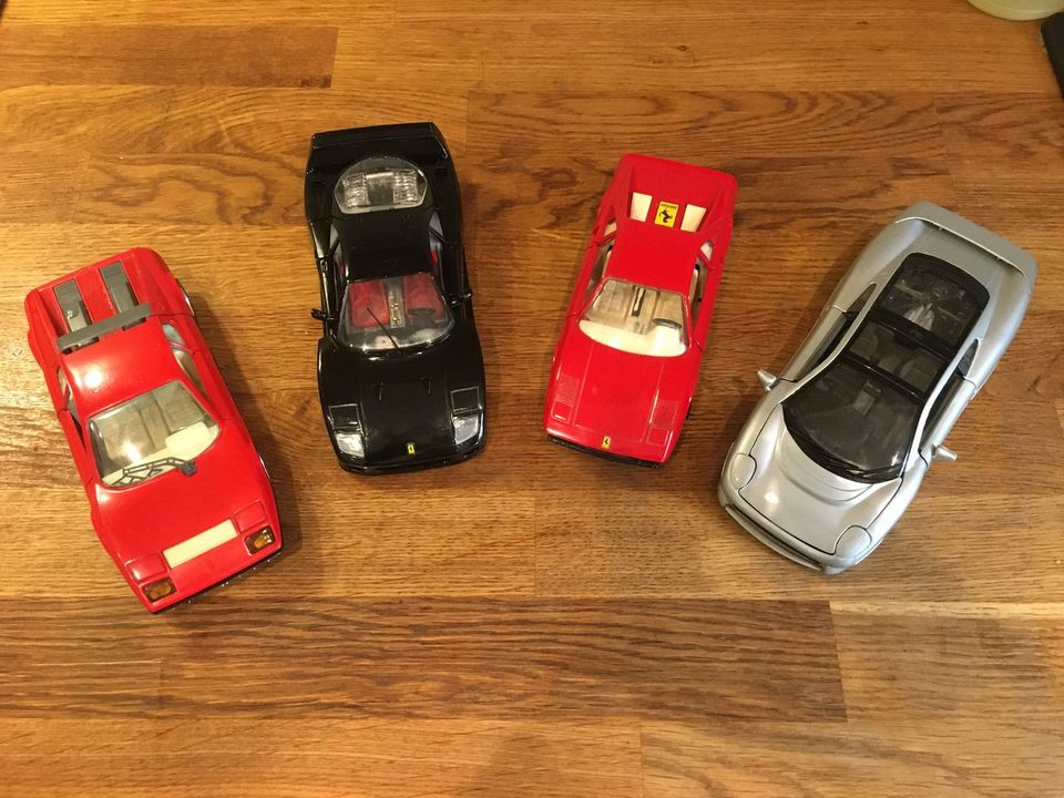 Modellauto burago Ferrari F40,BB 512, 308 GTB und Jaguar XJ220 in Schwäbisch Hall