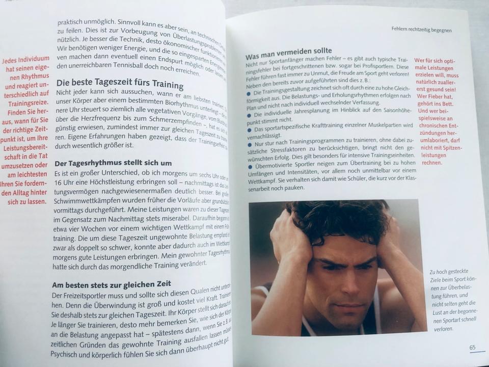 Fitness Buch „Optimal trainieren“. Fit for fun. Von Dr. Engels in Bruchköbel