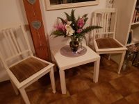 Holzstühle weiß Shabby Chic mit Polster Niedersachsen - Duderstadt Vorschau