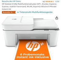 HP DeskJet 4120e Multifunktionsdrucker Frankfurt am Main - Innenstadt Vorschau
