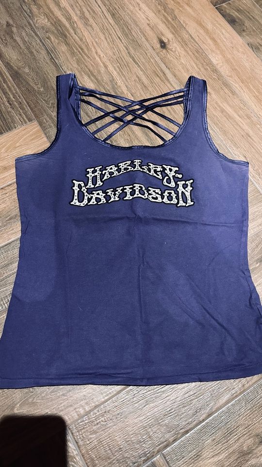 Harley Davidson Vintage Tanktop lila in Lüdenscheid