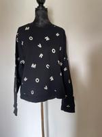 Damen Sweatshirt gr 44XL schwarz kurz Bayern - Helmbrechts Vorschau