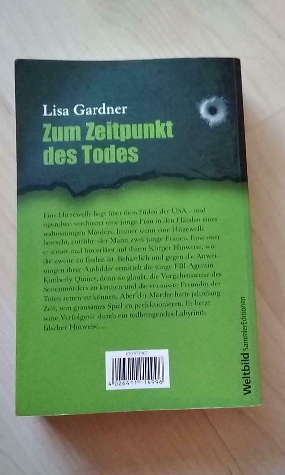 Zum Zeitpunkt des Todes von Lisa Gardner, Weltbild Serie in Wallertheim