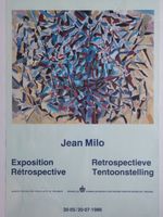 Jean Milo Poster Kunstdruck Bild Exposition Rétrospective Plakat Altona - Hamburg Sternschanze Vorschau