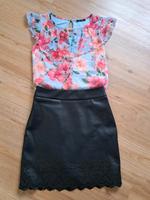 Damen Kurzarm Bluse blau rosa geblümt, Gr XS, Orsay Bayern - Bamberg Vorschau