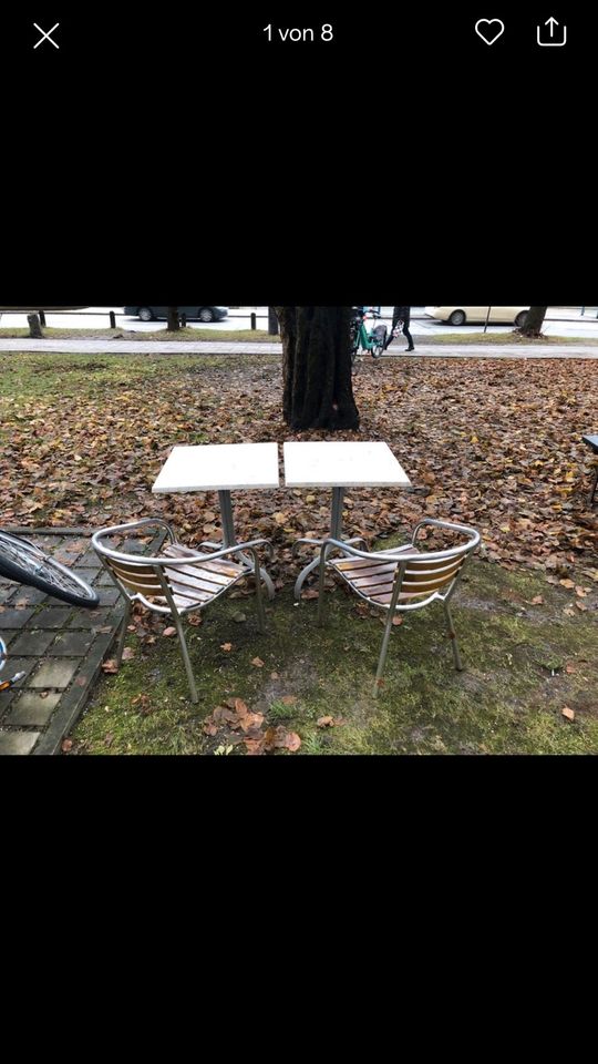 Outdoor Tische und Stühle in München