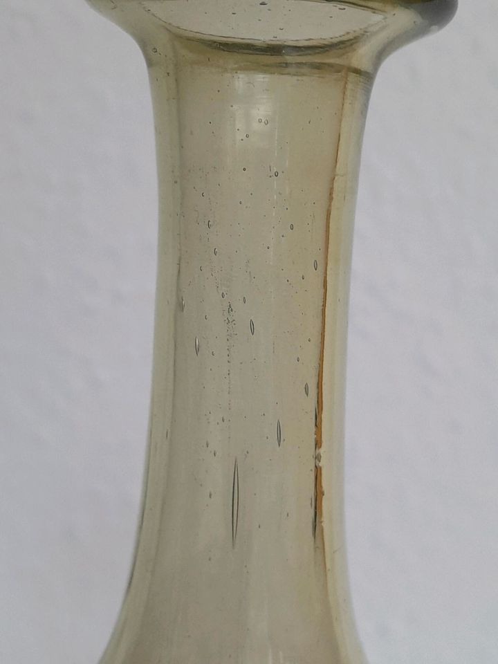 Vase,Antikglas,alt,Jugendstil,signiert,Emaille,Glasvase,signiert in Saarbrücken