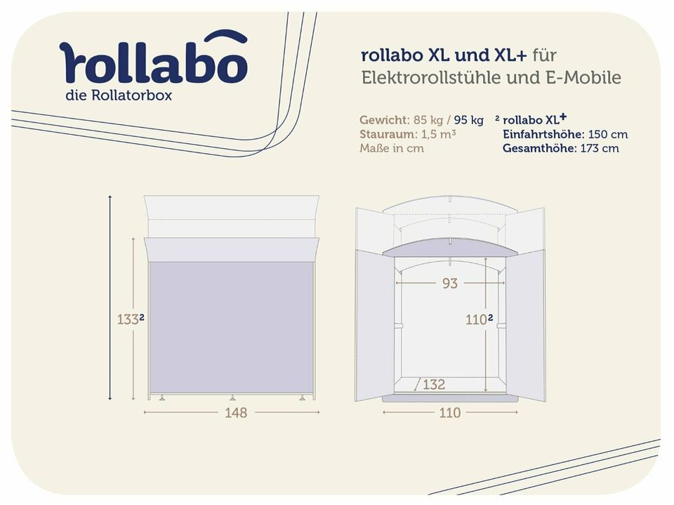 Rollatorbox, Rollatorgarage, Rollstuhlbox, Rollstuhlgarage in Berlin