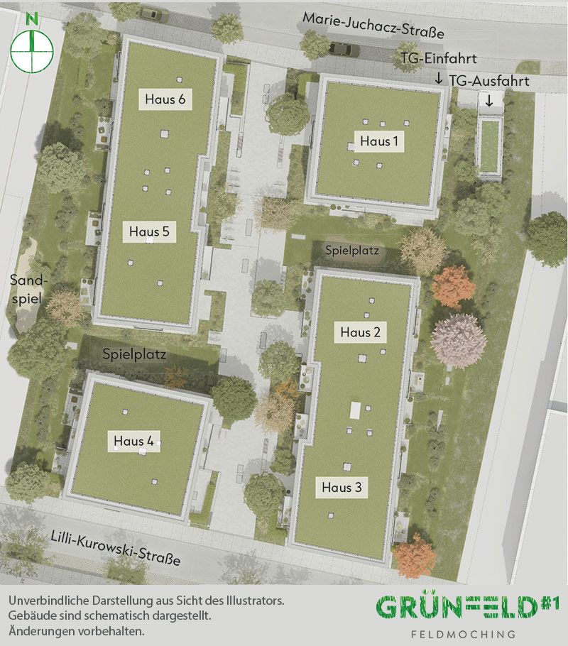 3-Zi-Gartenwohnung mit 2 Bädern, 2 Terrassen und kleinem Abstellraum in München