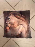 Dekokissen Kissen Eichhörnchen mit Kunstfell 38x38 cm Bayern - Maisach Vorschau