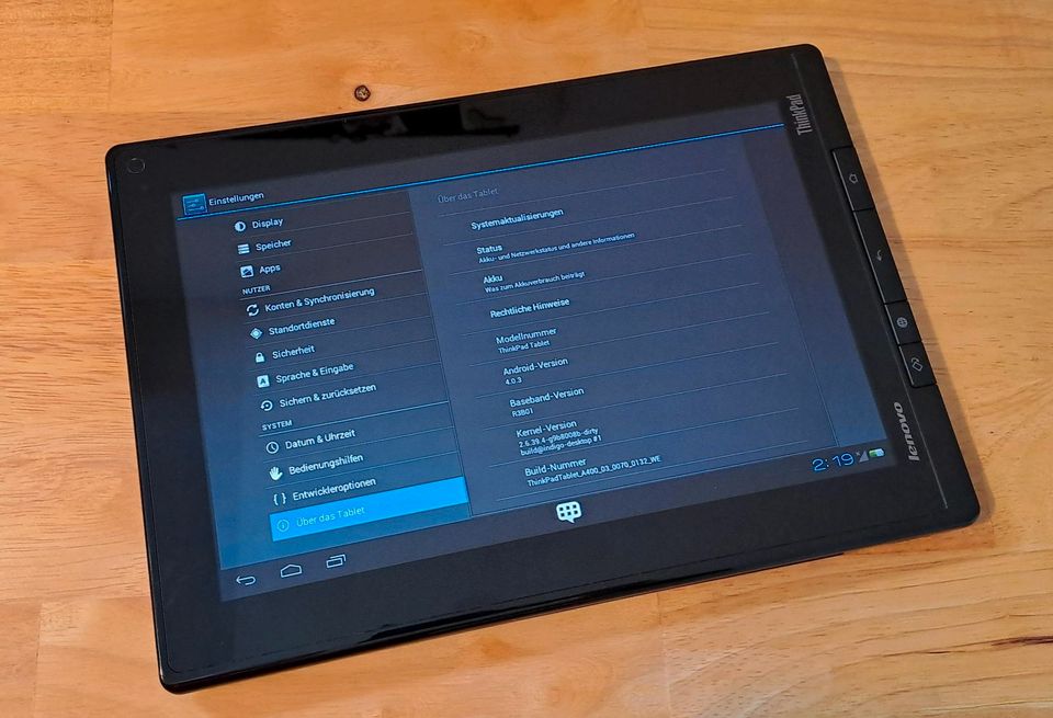 Lenovo ThinkPad Tablet (TPT) 10,1" 64GB, SIM Slot, Stift in Wilhelmshaven