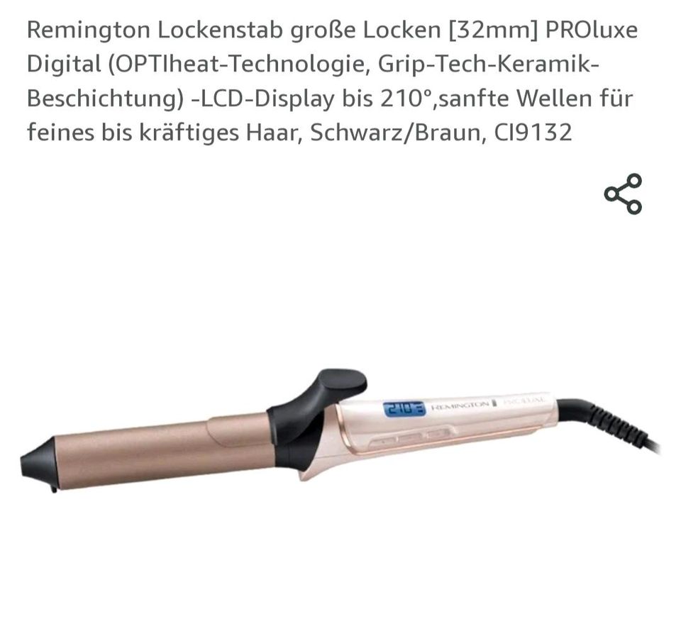 Remington Professional Proluxe Lockenstab (C19132) in Bayern - Waldkraiburg  | eBay Kleinanzeigen ist jetzt Kleinanzeigen