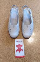 Sandale Hochzeitsschuh Schuh weiß Hochzeit Gr. 37 neu OVP Rohde Hessen - Frankenau Vorschau