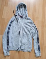 Zipp Jacke Tommy Hilfiger Grau L wie neu Kapuzenjacke Sweatjacke Hessen - Riedstadt Vorschau