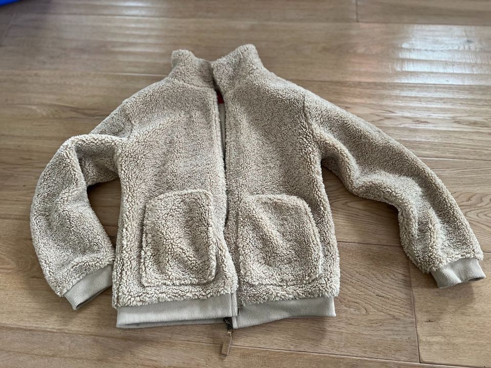 Teddyjacke Kuscheljacke braun beige Tchibo Gr. 134/140 in Ravensburg