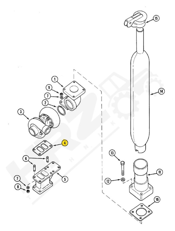 Dichtung Turbolader CASE IHC 3228634R 3132090R 83911642 CNH in Barsinghausen