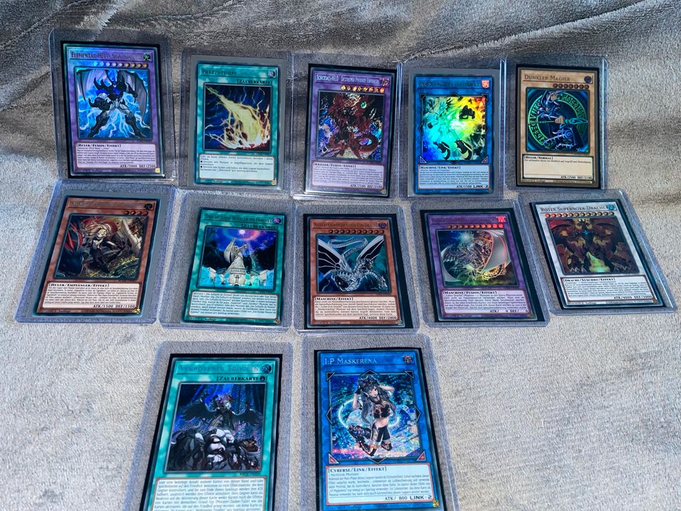 12 Yugioh Karten 1 Auflage in Traunreut