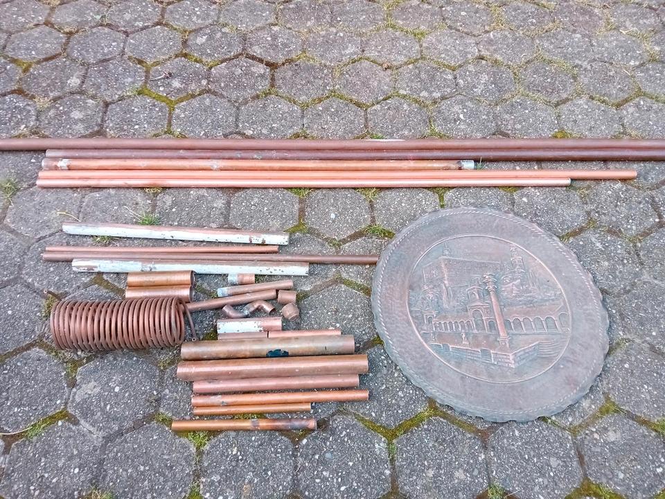 KUPFERROHR KUPFER ROHR 22mm HEIZUNGSROHR RESTE PAKET KONVOLUT in München