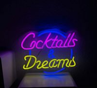 XXL Cocktail&Dreams LED Neon Schild Leuchtreklame Lampe NEU Niedersachsen - Soltau Vorschau