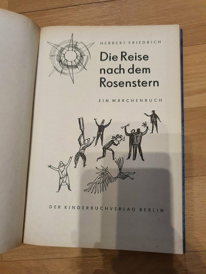 Kinderbuch DDR Herbert Friedrich Die Reise nach dem Rosenstern in Halle