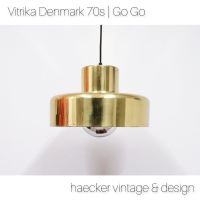 Lampe Dänemark danish design zu mid-century 70er Vitrika gold Frankfurt am Main - Innenstadt Vorschau