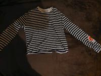 Gestreiftes Langarmshirt mit Blumenbestickung H&M S Schleswig-Holstein - Satrup Vorschau