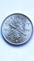 Australien 1 Florin 1951 Silber Erhaltung! Berlin - Steglitz Vorschau