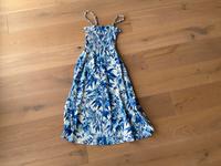 H&M Sommerkleid Damen Blau Blumen Knielang Kleid Baden-Württemberg - Ilsfeld Vorschau