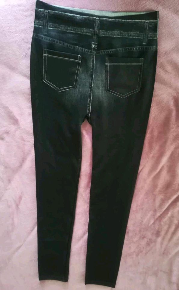 Leggings Gr. 44/46, NEU, Stretchhose in Jeans Optik in Netzschkau