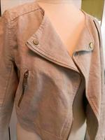 TOP‼️Jacke Biker-Jacke HM 36-S Sand Beige Leinen kurz Crop Niedersachsen - Bad Harzburg Vorschau