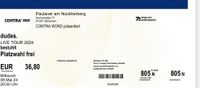2 Tickets für „dudes Livetour 2024“ in München Neuhausen-Nymphenburg - Neuhausen Vorschau