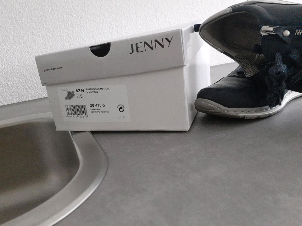 Damenschuhe Jenny Ranch Grain Blau Titan in Gammertingen