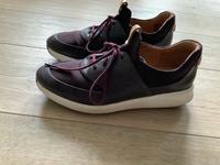 Clarks unstructured Halbschuhe Größe 39 Weinrot Düsseldorf - Pempelfort Vorschau
